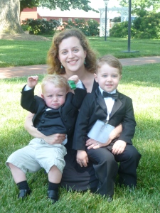 Me and the boys at wedding